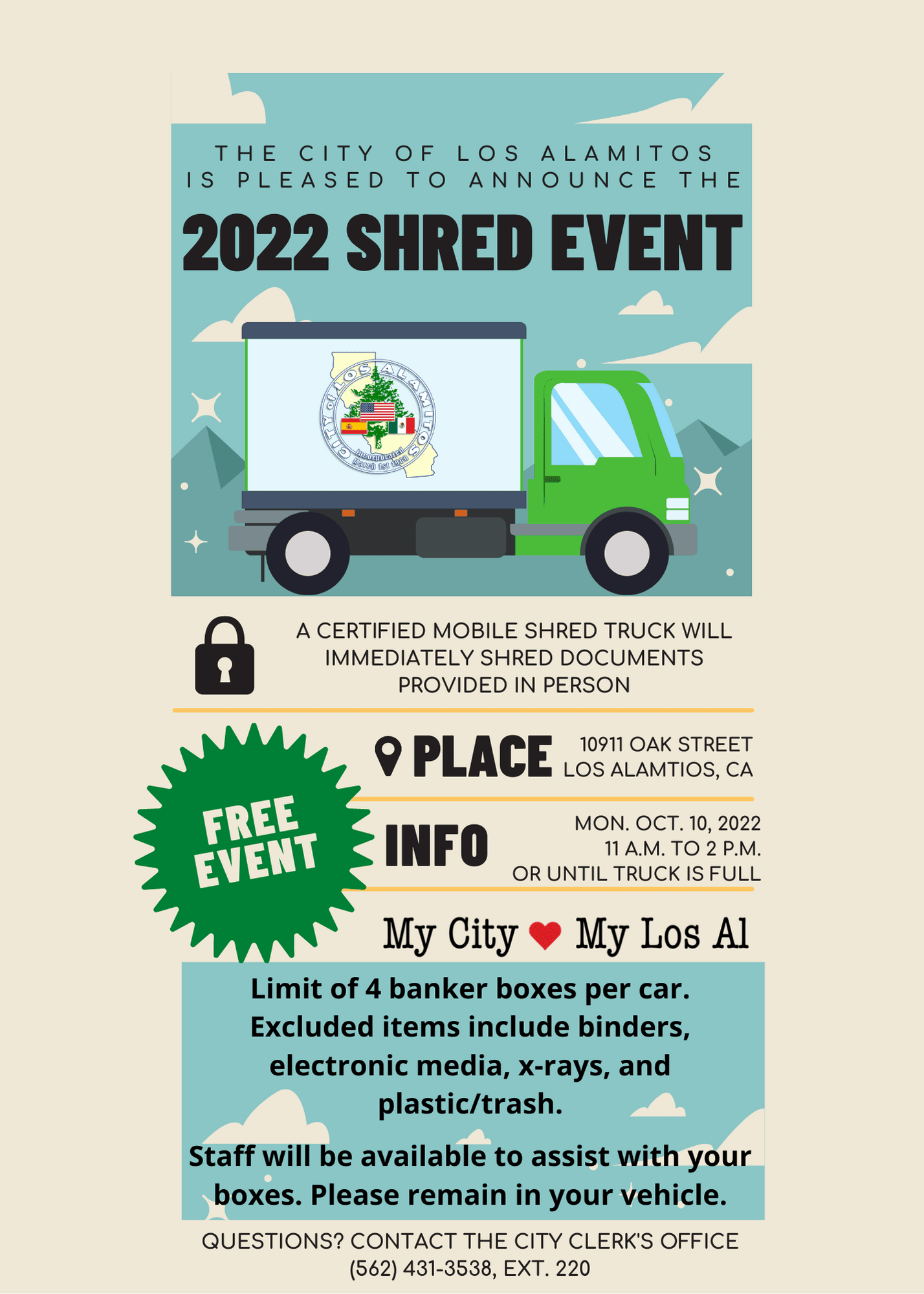 Paper shredding event