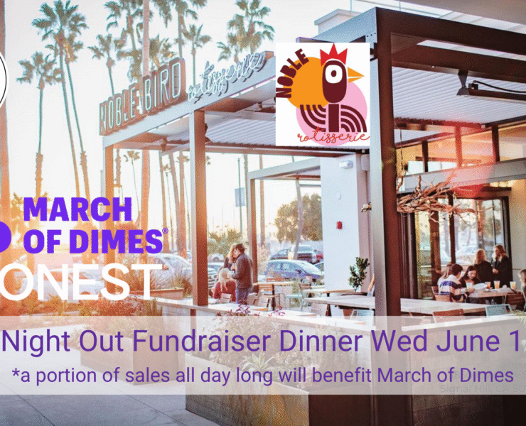 Noble Rotisserie moms night out, fundraiser