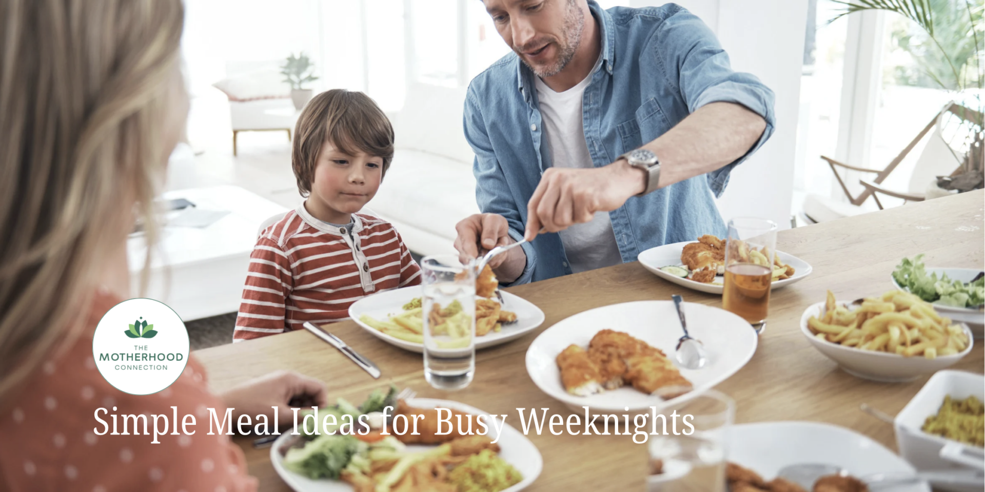 family around the dinner table
