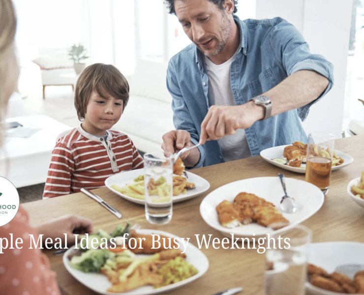 family around the dinner table